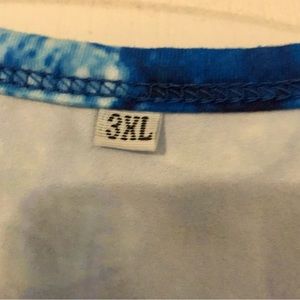 Mermaid print tank dress